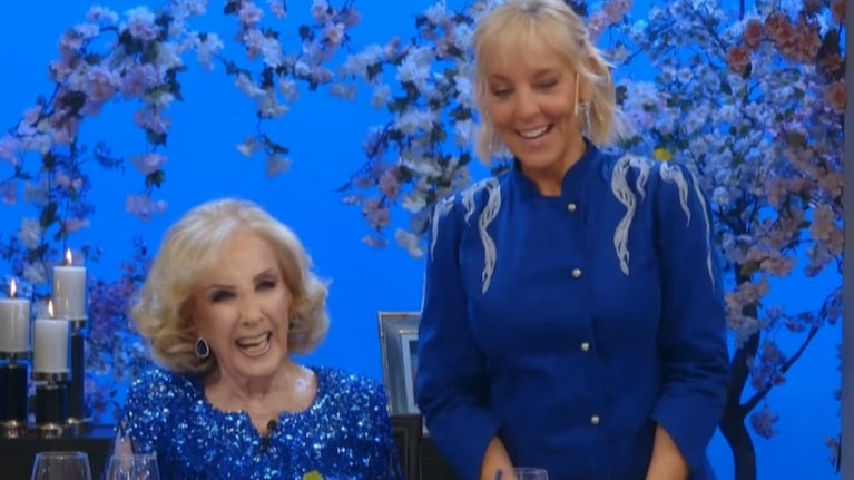 Desopilante momento: Mirtha mandó a “morcillear” a Jimena Monteverde