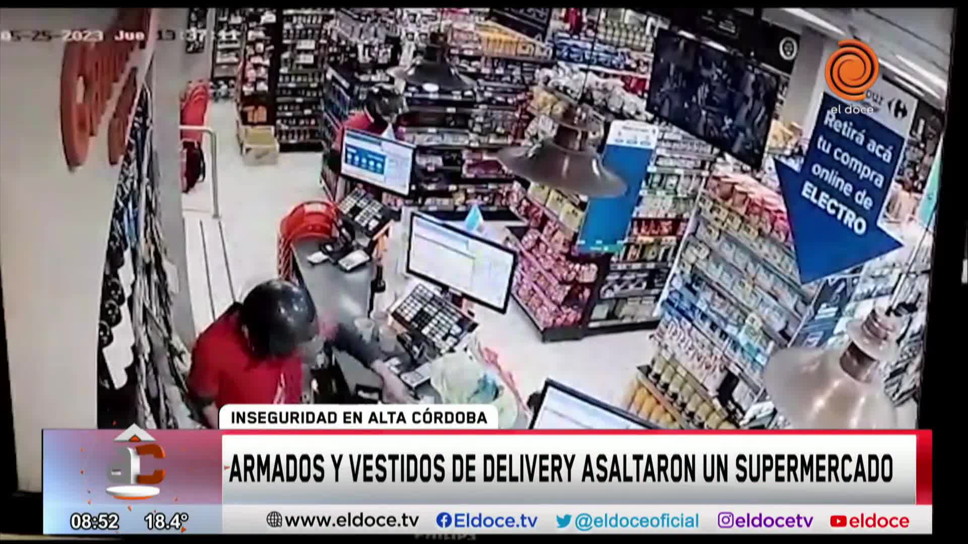 Asaltaron un supermercado en pleno feriado patrio