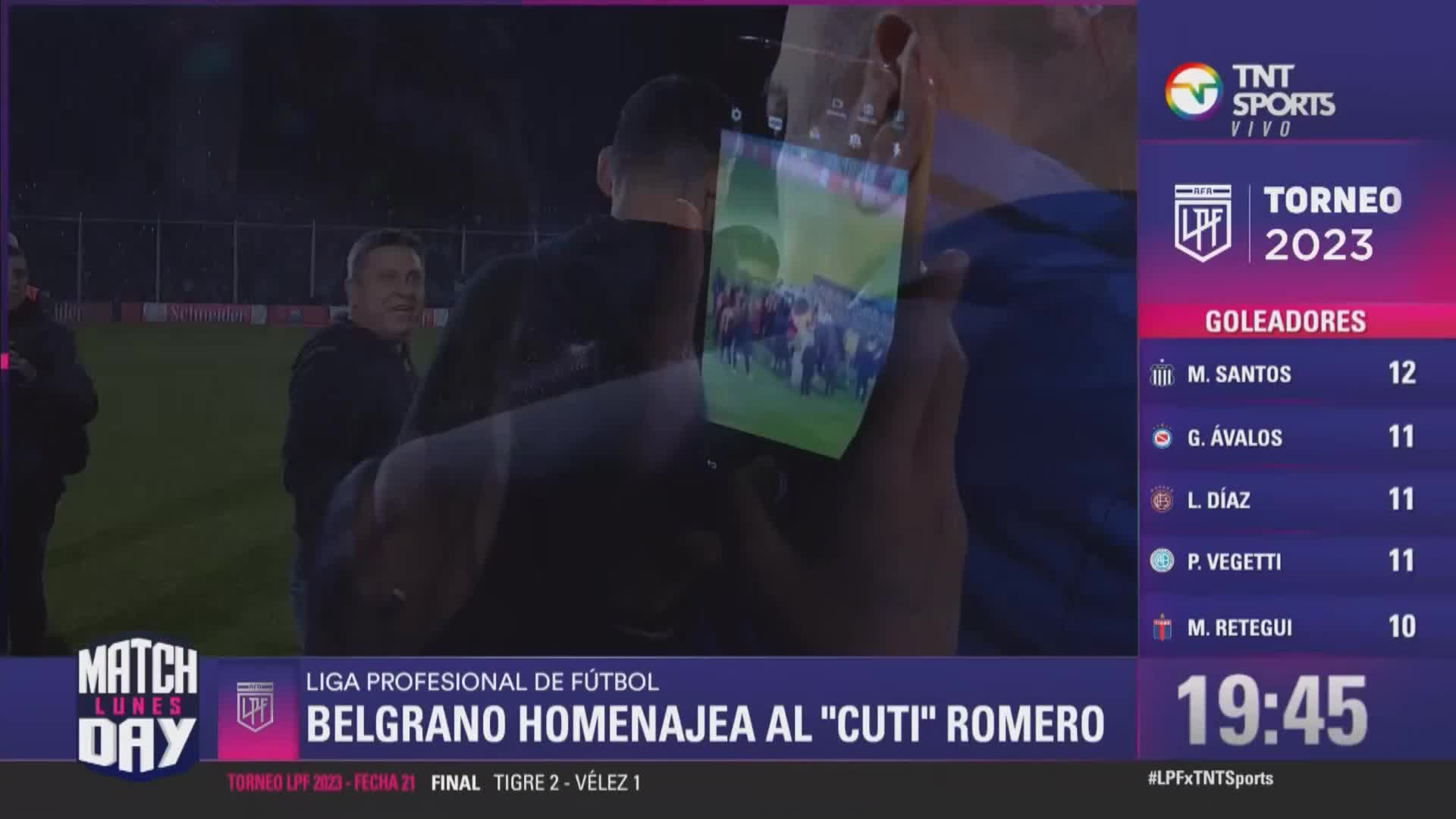 El homenaje de Belgrano al Cuti Romero