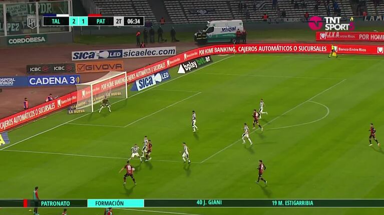 Una ráfaga de goles en Talleres-Patronato