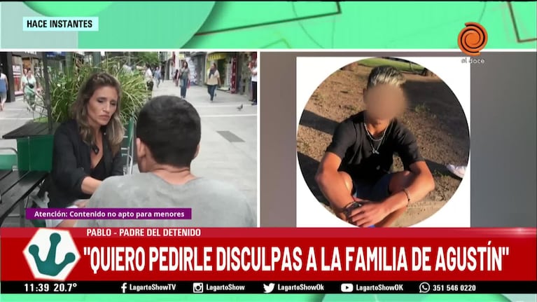 Crimen en Jesús María: el pedido del padre del acusado