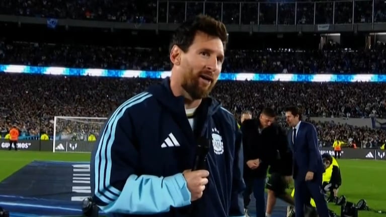 Messi dio un emotivo discurso en su despedida