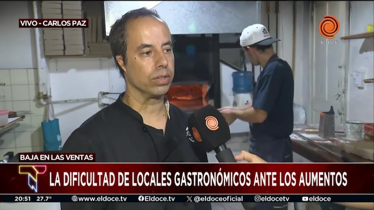 Las dificultades de gastronómicos para afrontar la suba de precios