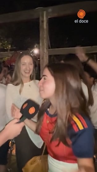Los festejos en España por el triunfo contra Francia