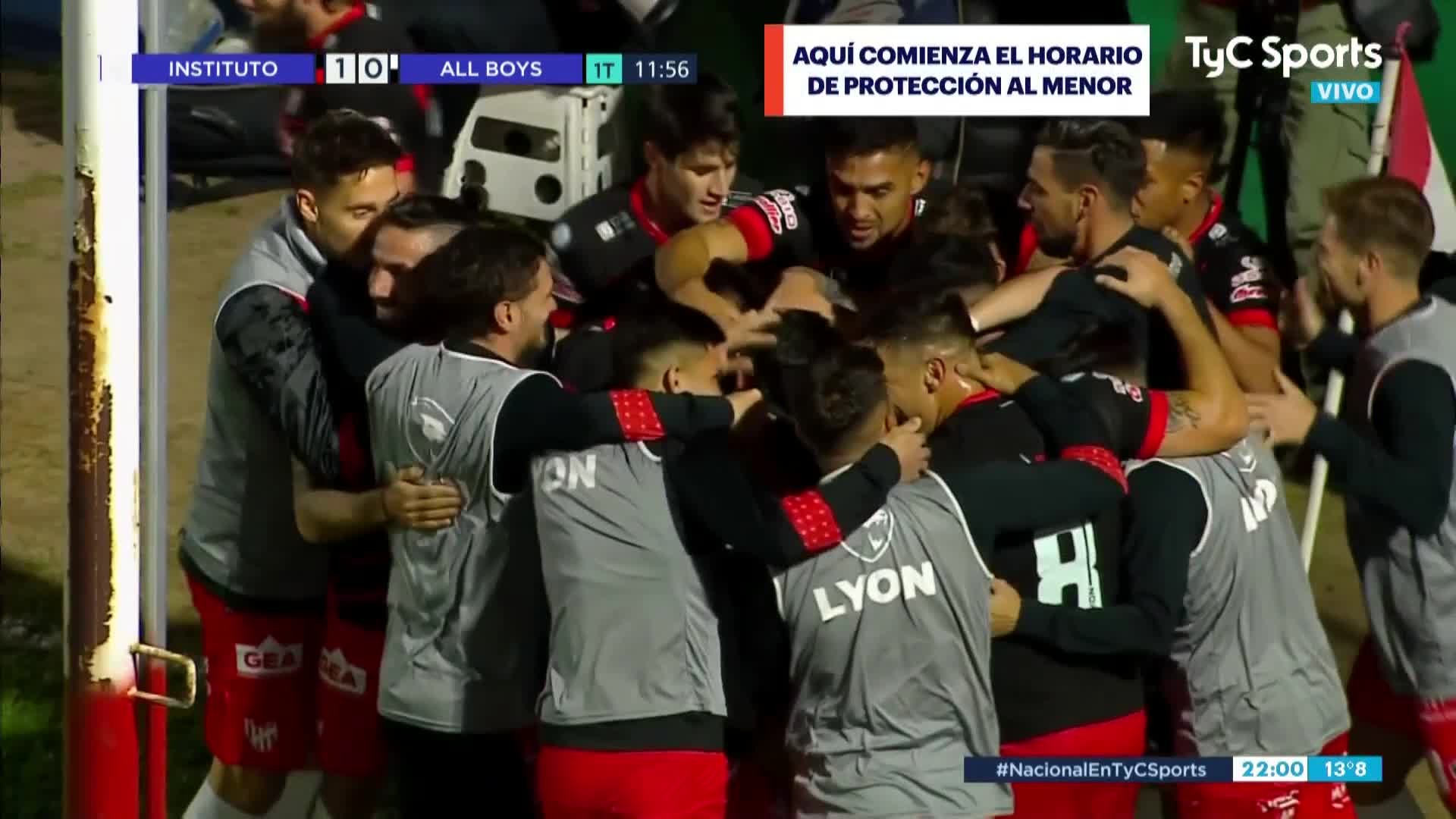 Instituto gana con este gol de Cerato