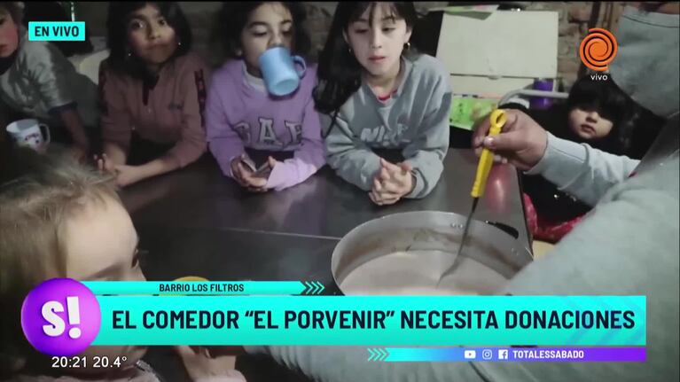El comedor comunitario El Porvenir necesita ayuda