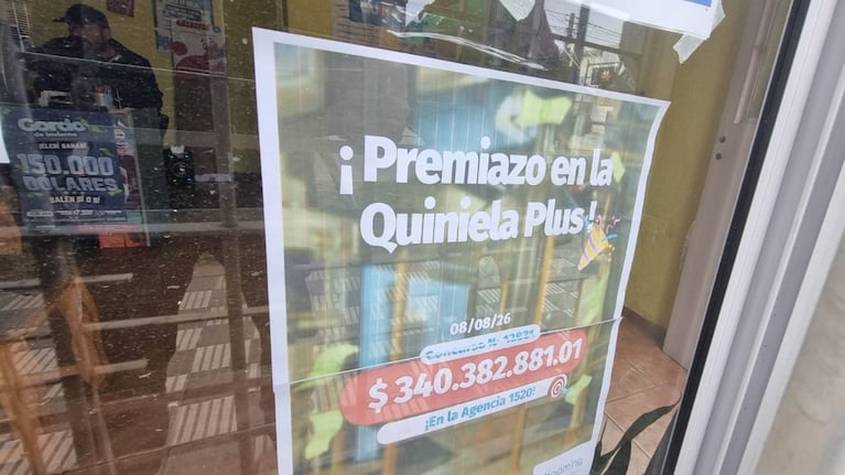 La palabra del agenciero que vendió el cupón ganador de la Quiniela Plus