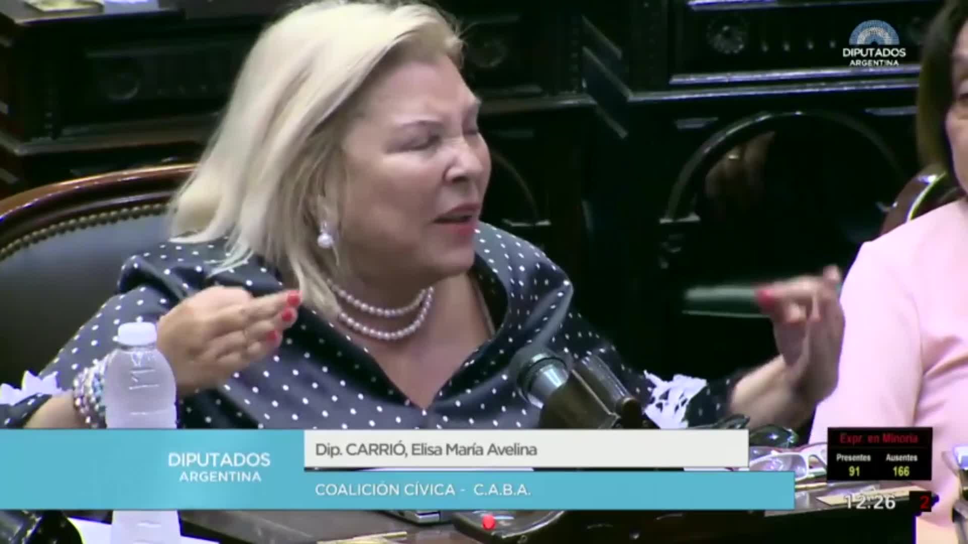 Carrió cruzó a Austin y apuntó contra Mestre