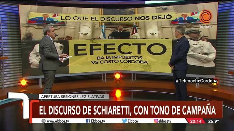 El análisis del discurso de Schiaretti en la apertura de sesiones legislativas