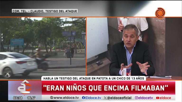 Habló un testigo del ataque en patota a un nene de 13 años