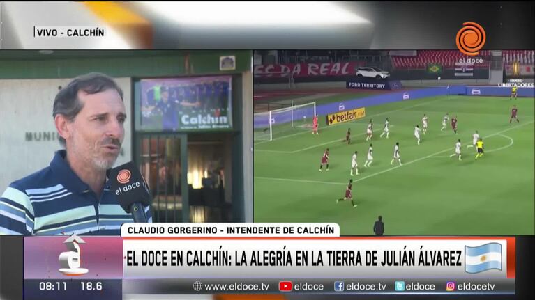 El intendente de Calchín confirmó que Julián Álvarez visitará su localidad natal