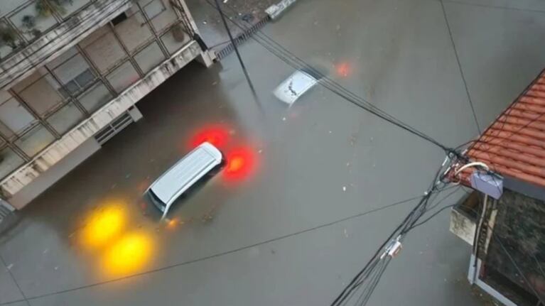 Corrientes bajo el agua: las impactantes imágenes que dejó la tormenta