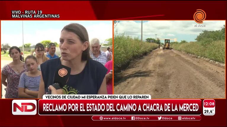 Corte en la ruta 19 por el crimen de Daiana Moyano