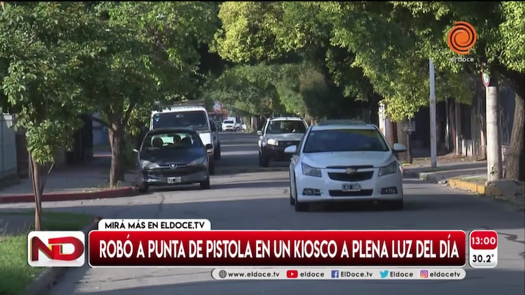 Entró a un kiosco, le apuntó con un arma a la clienta y le robó