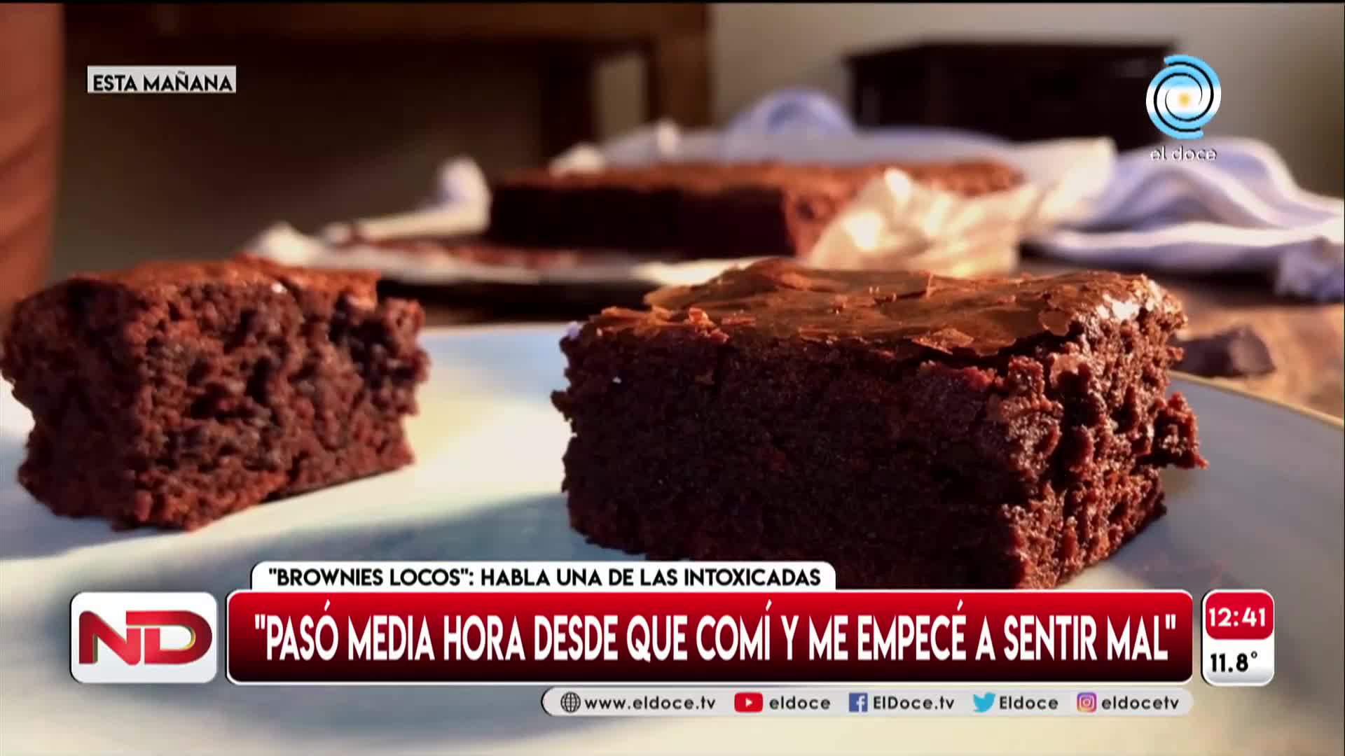 Habló una de las intoxicadas con “brownies especiales"