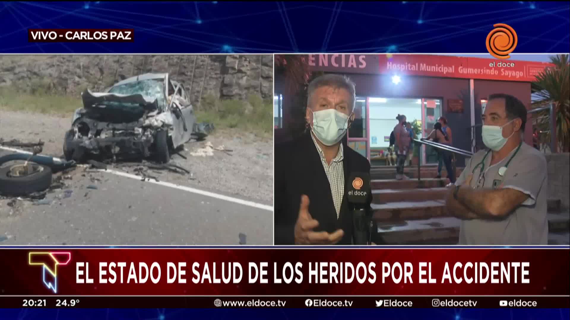 El estado de salud de la familia accidentada en las Altas Cumbres