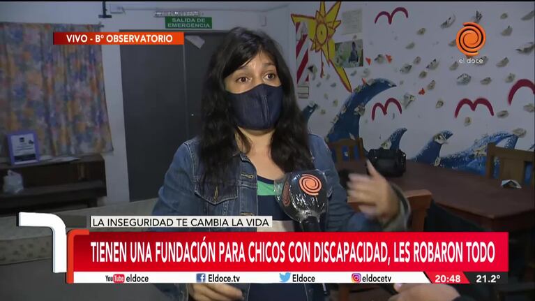 Robo en una fundación para chicos con discapacidad 