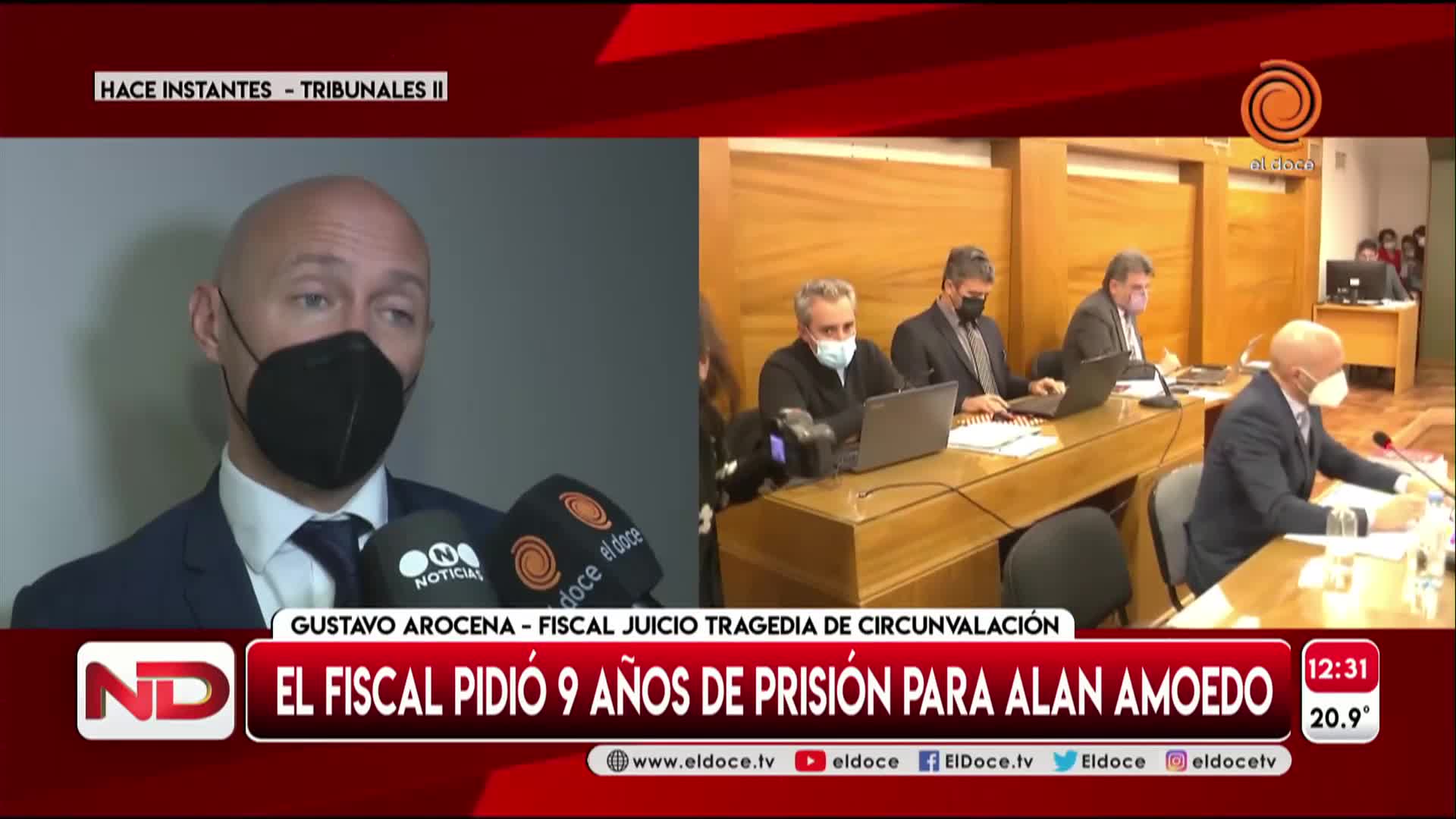 El fiscal de Cámara explicó el pedido de la condena para Amoedo