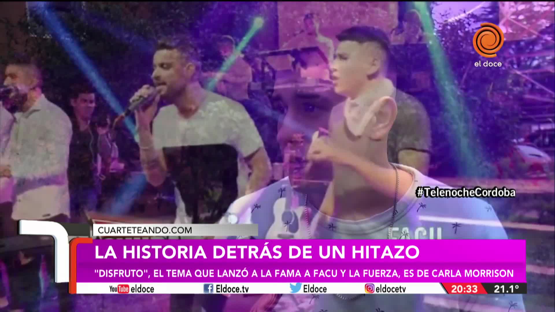 La historia detrás de "Disfruto" de Facu y La Fuerza