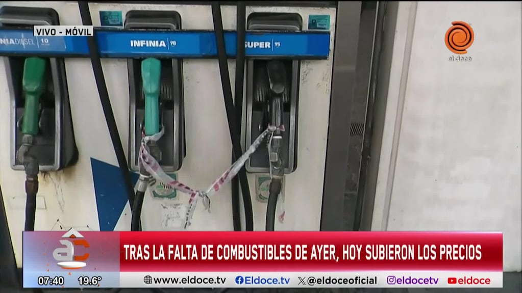 Aumentos del 3% en estaciones de servicio de Córdoba