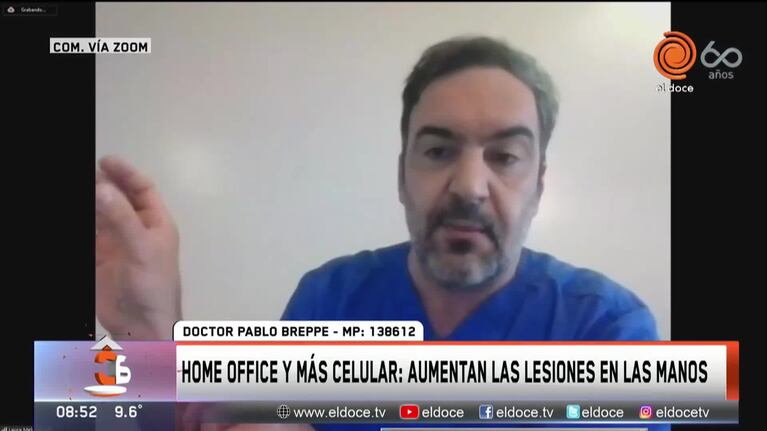 En la cuarentena, aumentaron las lesiones en las manos