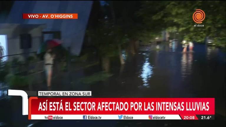 El caos de la tormenta: la zona sur de Córdoba quedó inundada y piden ayuda