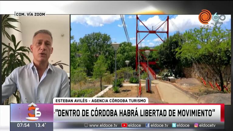 Habilitarán el turismo interno y libre en Córdoba