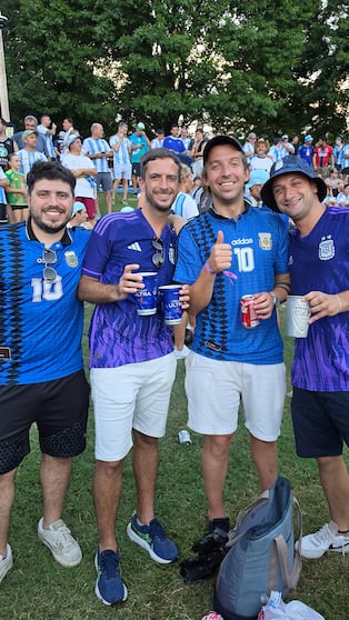 La fiesta del banderazo argentino en Atlanta