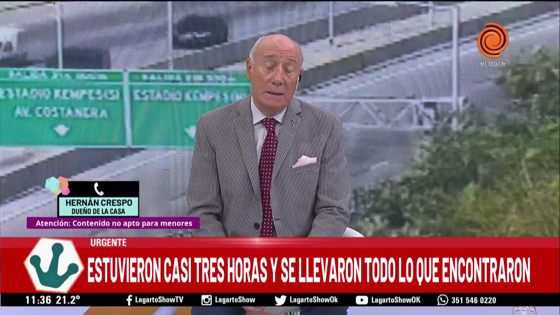 Ladrones le robaron hasta la comida de la heladera