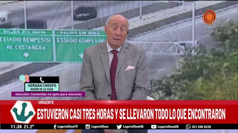 Ladrones le robaron hasta la comida de la heladera