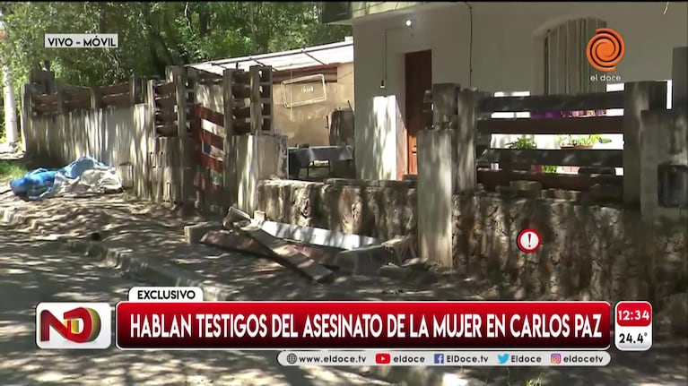 Femicidio en Carlos Paz: el testimonio de los vecinos 
