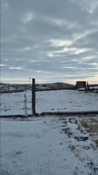Las Altas Cumbres cubiertas de blanco