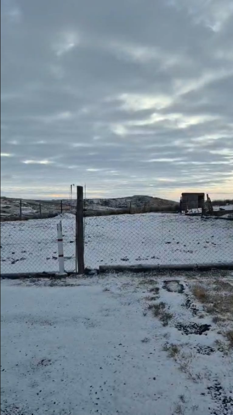 Las Altas Cumbres cubiertas de blanco
