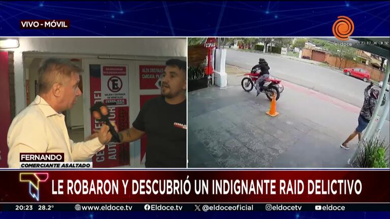 La bronca de la víctima de un violento raid delictivo en Córdoba