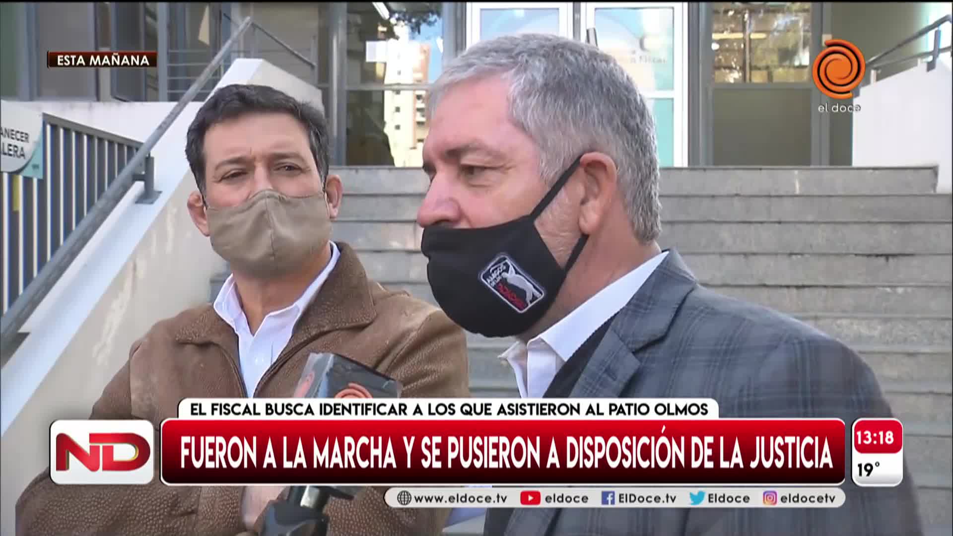 Notificaciones polémicas: fueron a la marcha y se presentaron en la Justicia 