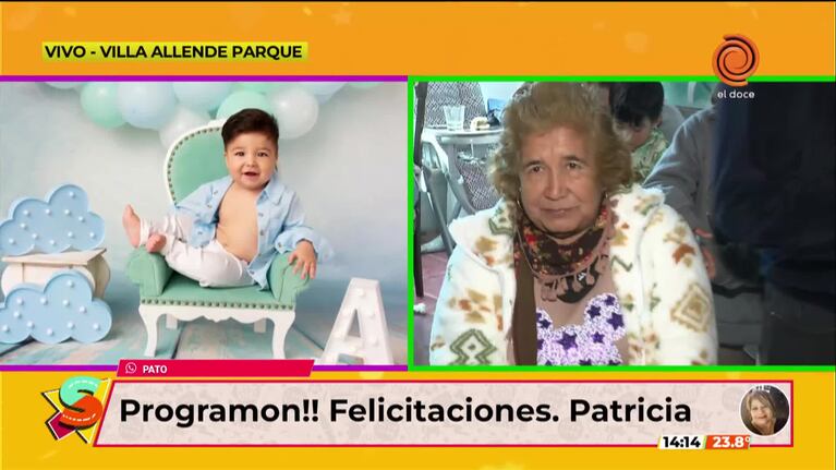 El cumpleaños del hijo de Chapita Gutiérrez