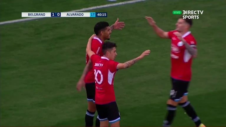 El primer gol de Belgrano ante Alvarado en Alberdi