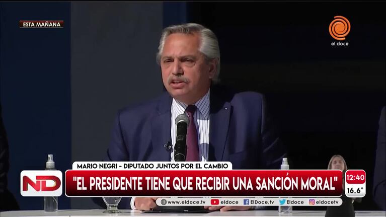 Intentan ampliar el pedido de juicio político a Alberto Fernández: "Mintió y ocultó"