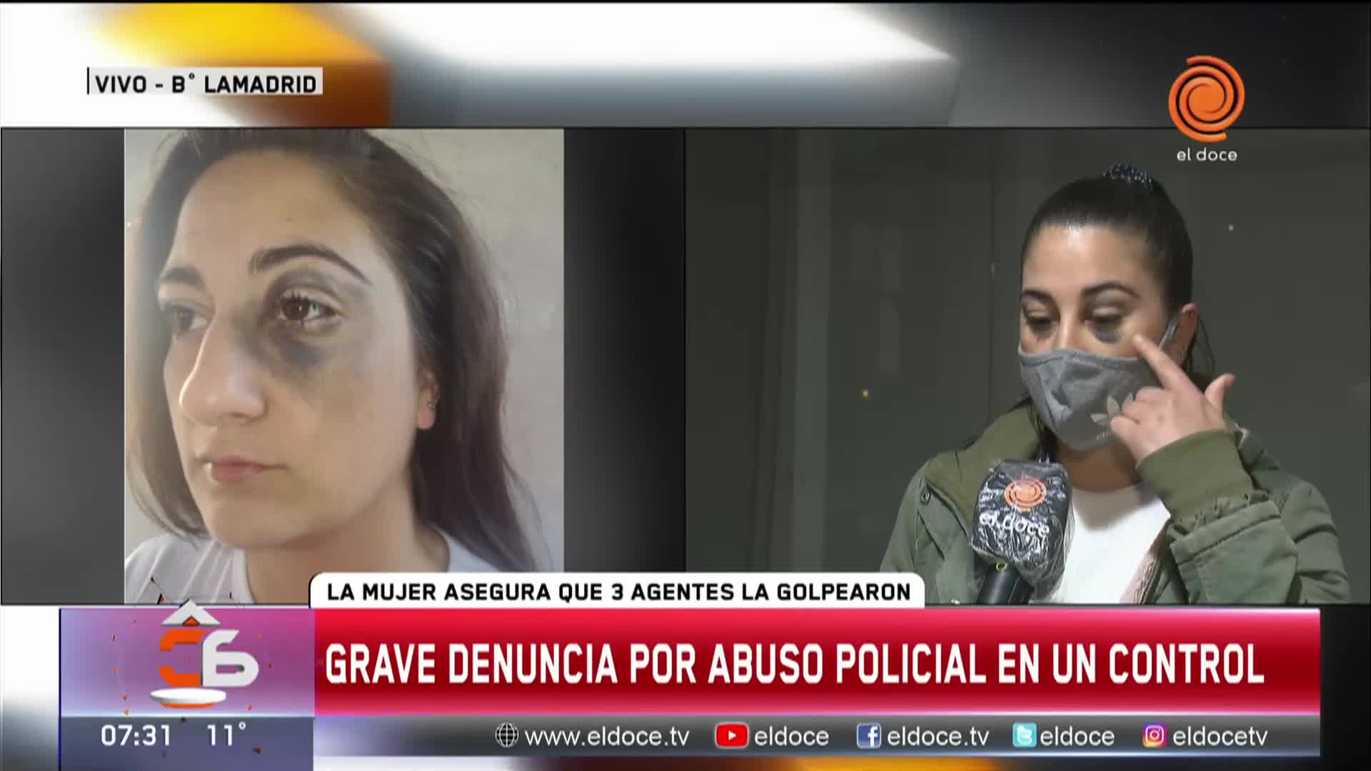 Grave denuncia de abuso policial en un control