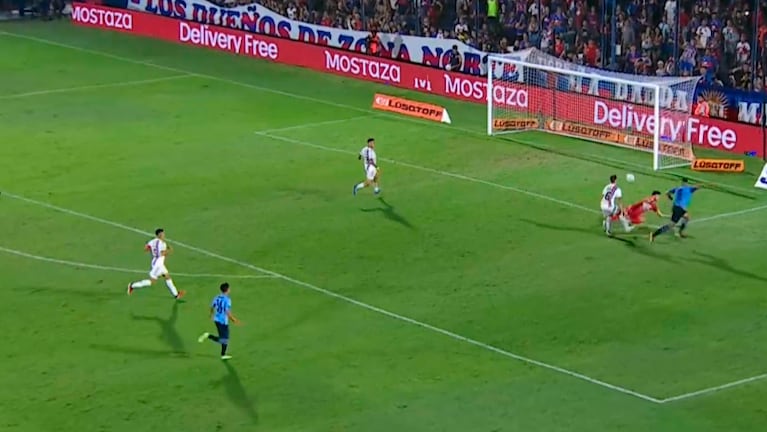 El gol de Passerini para el 4 a 1 de Belgrano ante Tigre