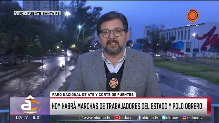 Centro complicado por protestas