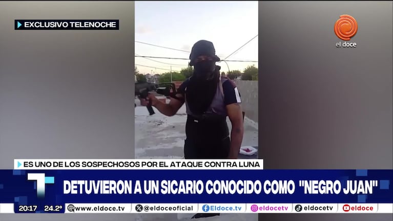 El Negro Juan a los tiros y amenazando a un rival