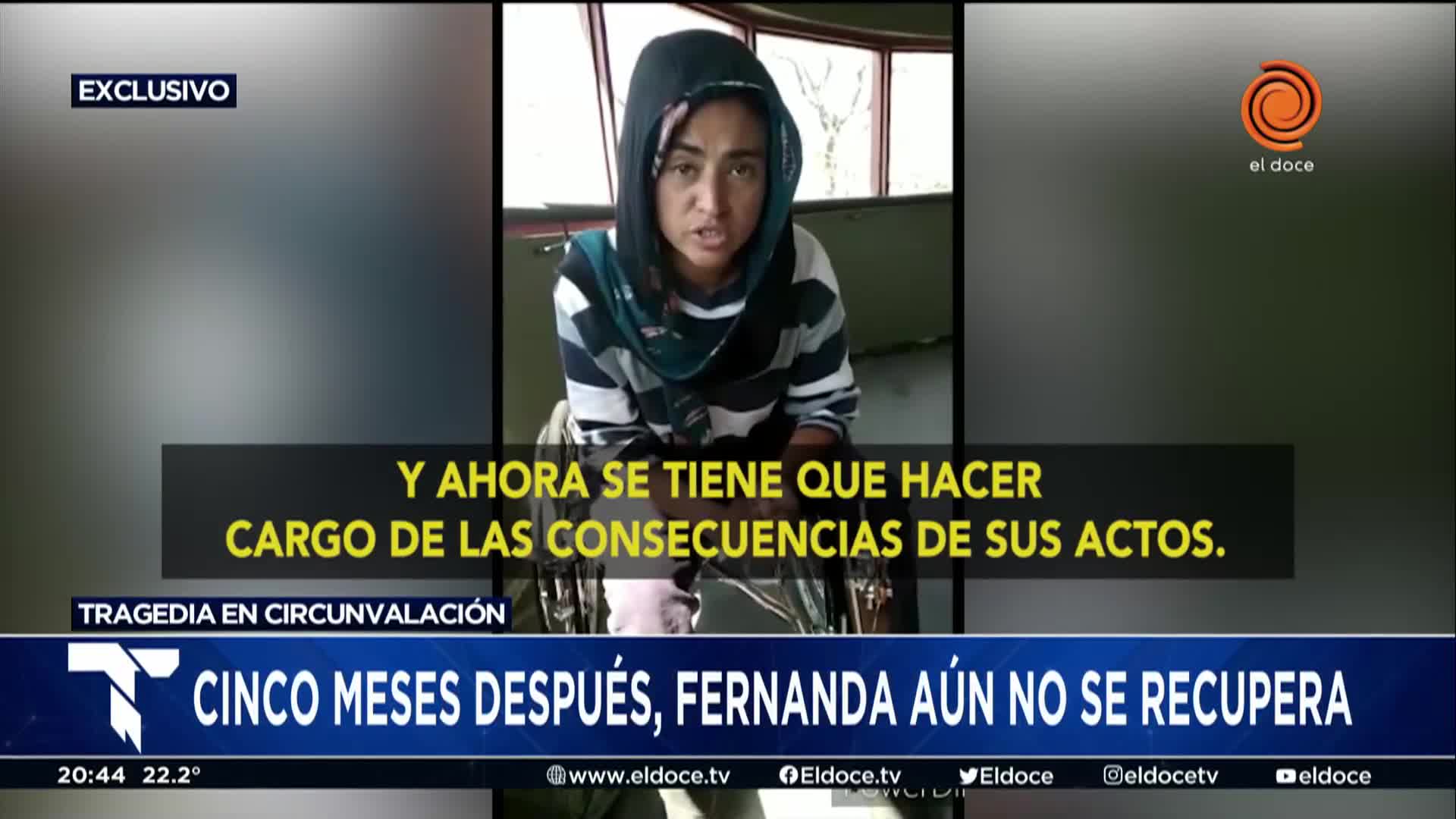 La palabra de Fernanda Guardia, sobreviviente a la tragedia que causó Alan Amoedo