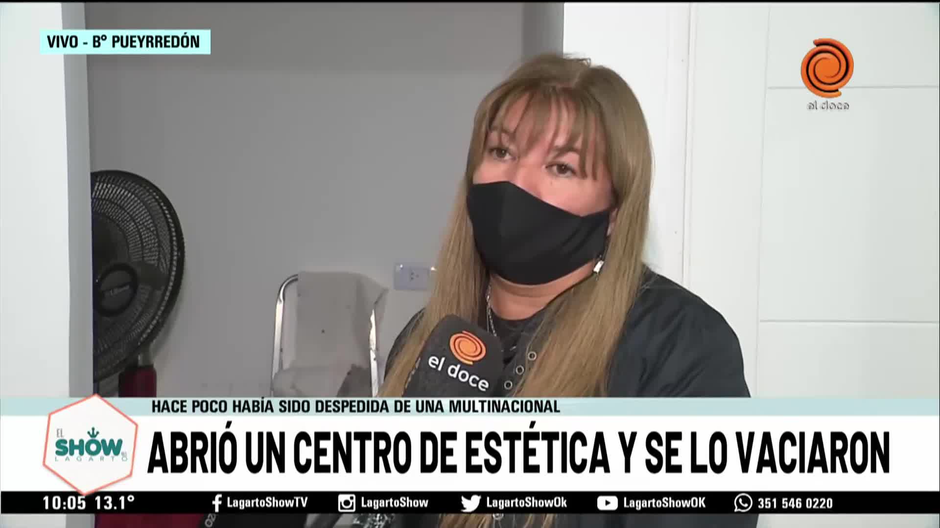 Rompieron la cerradura y vaciaron un centro de estética en Córdoba