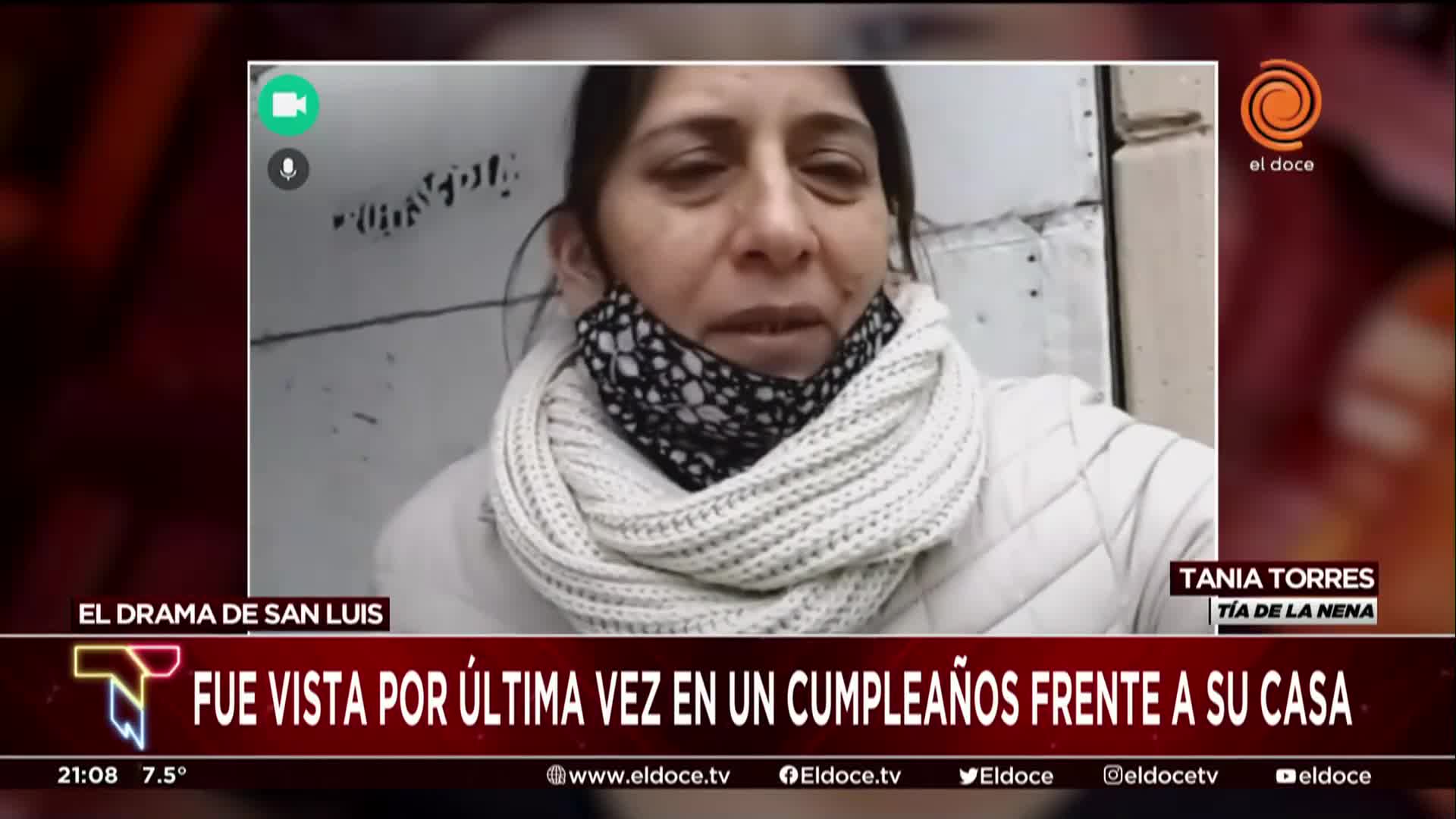 Buscan a una nena en San Luis: "Estaba jugando a las escondidas con sus primos"