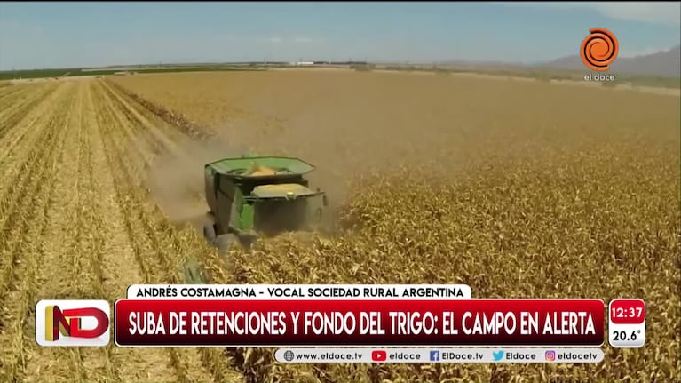 El campo en alerta por la suba de retenciones: "Es inconstitucional"