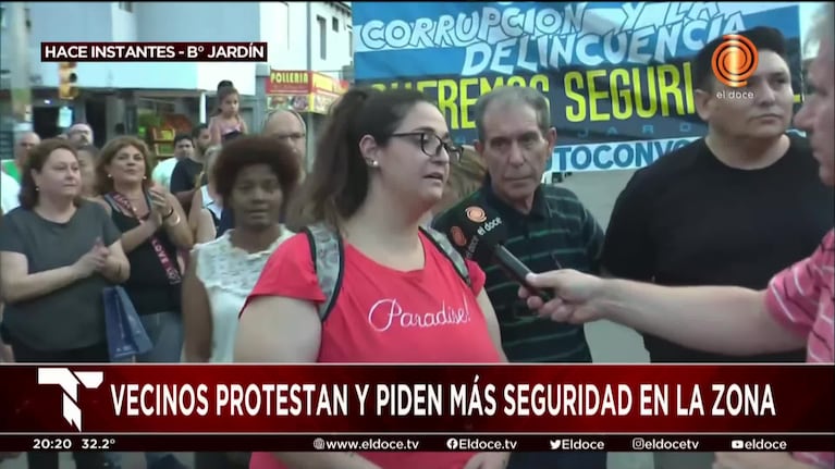 Marcha en zona sur para reclamar mayor seguridad