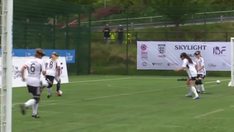 El golazo de una cordobesa en el Mundial de Fútbol para Ciegas