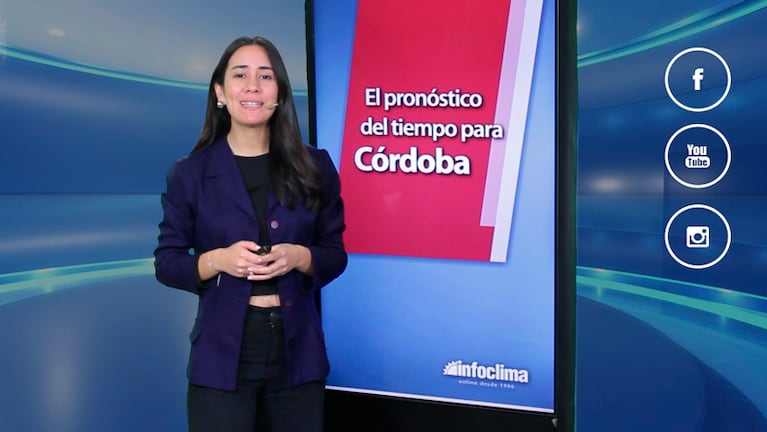 Nubosidad y chances de lluvia en Córdoba: el tiempo para el último viernes de agosto