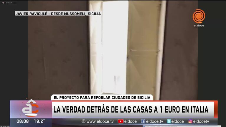 Una pareja argentina vende casas a un euro en Sicilia